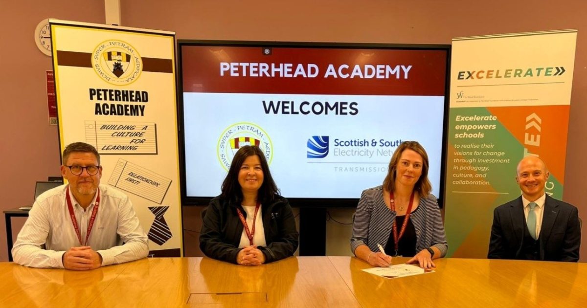OpenGraph Image for SSEN Transmission launches learning partnership with Peterhead Academy