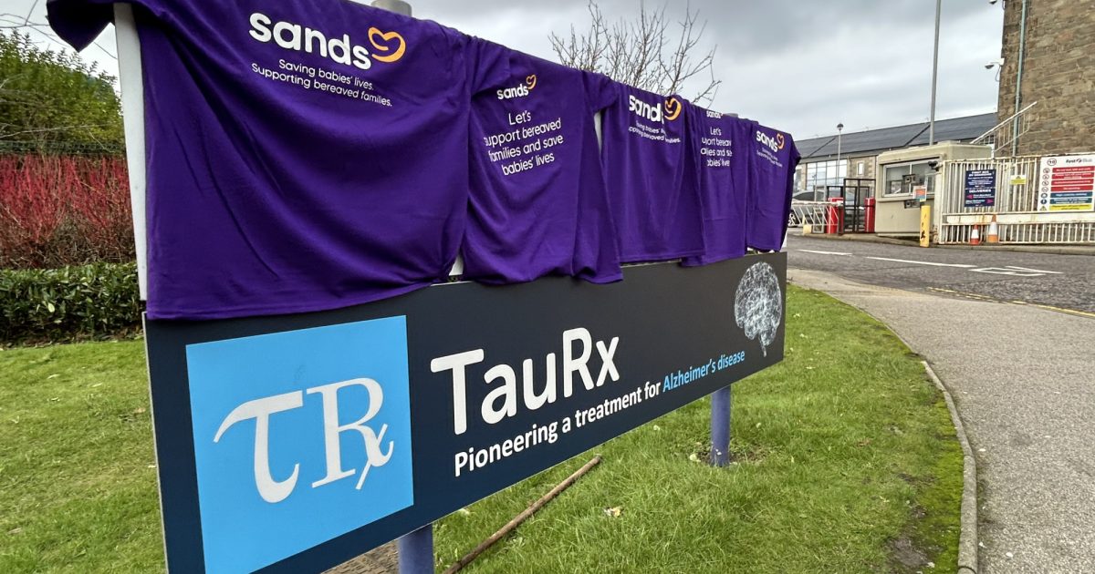 OpenGraph Image for TauRx donates £2,500 to baby loss charity Sands