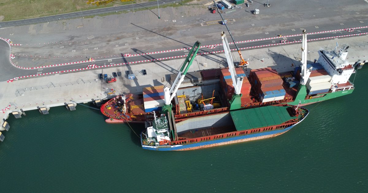 OpenGraph Image for Sea-Cargo and UBSL complete first vessel to vessel cargo transfer in the Port of Aberdeen