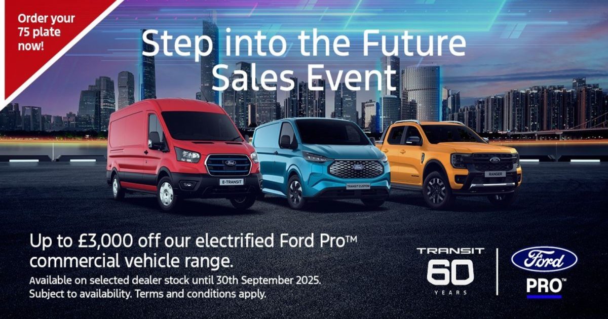 OpenGraph Image for TrustFord Aberdeen driving business forward with Ford Pro Electric Vans