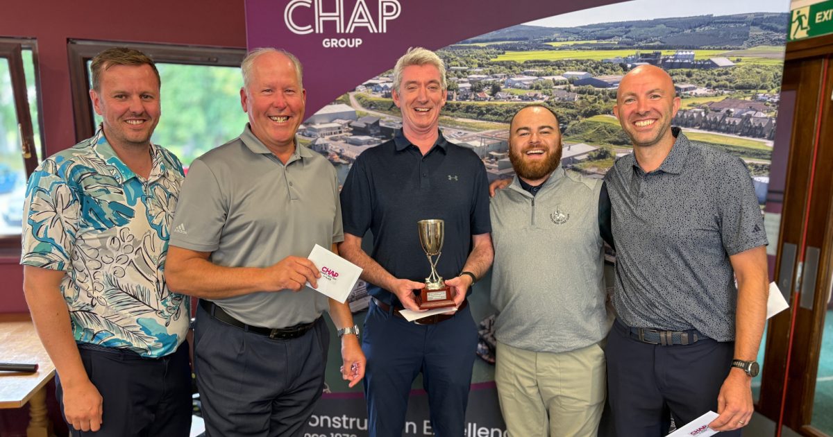OpenGraph Image for CHAP Charity Golf Day raises £10,500 for SAMH and ‘The Nook’