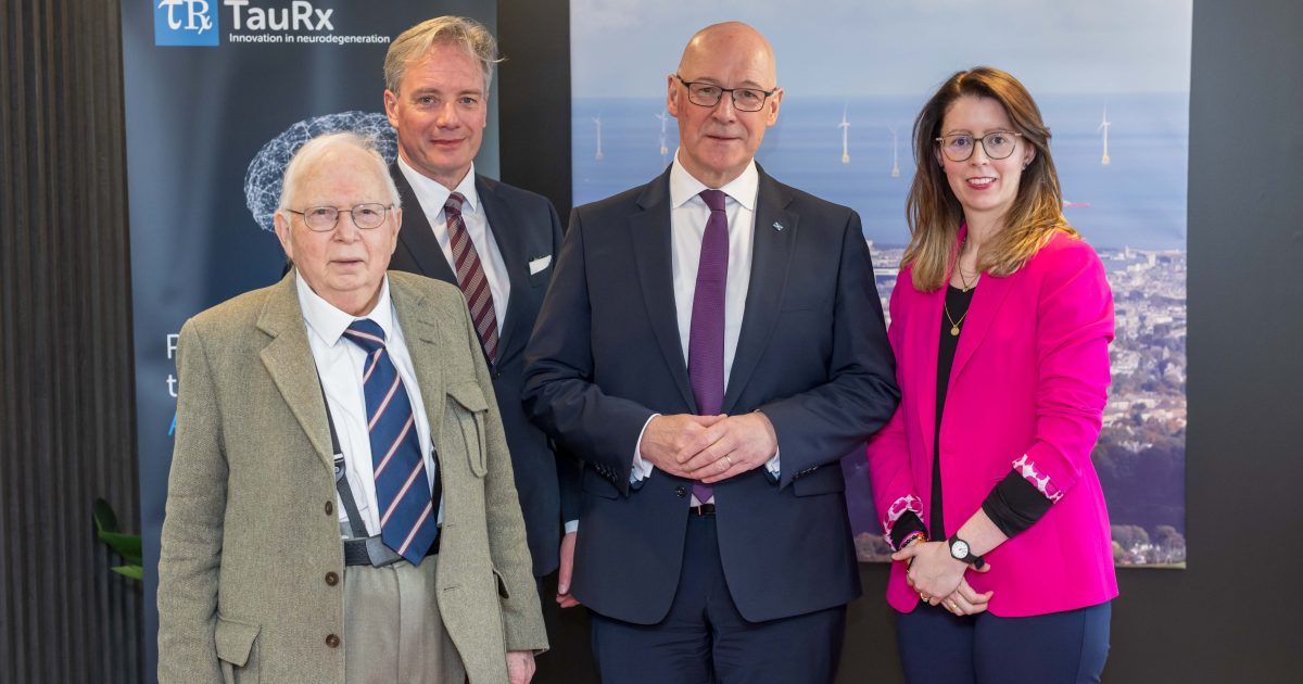 OpenGraph Image for Thriving North-east life sciences sector under the microscope as TauRx bosses meet First Minister