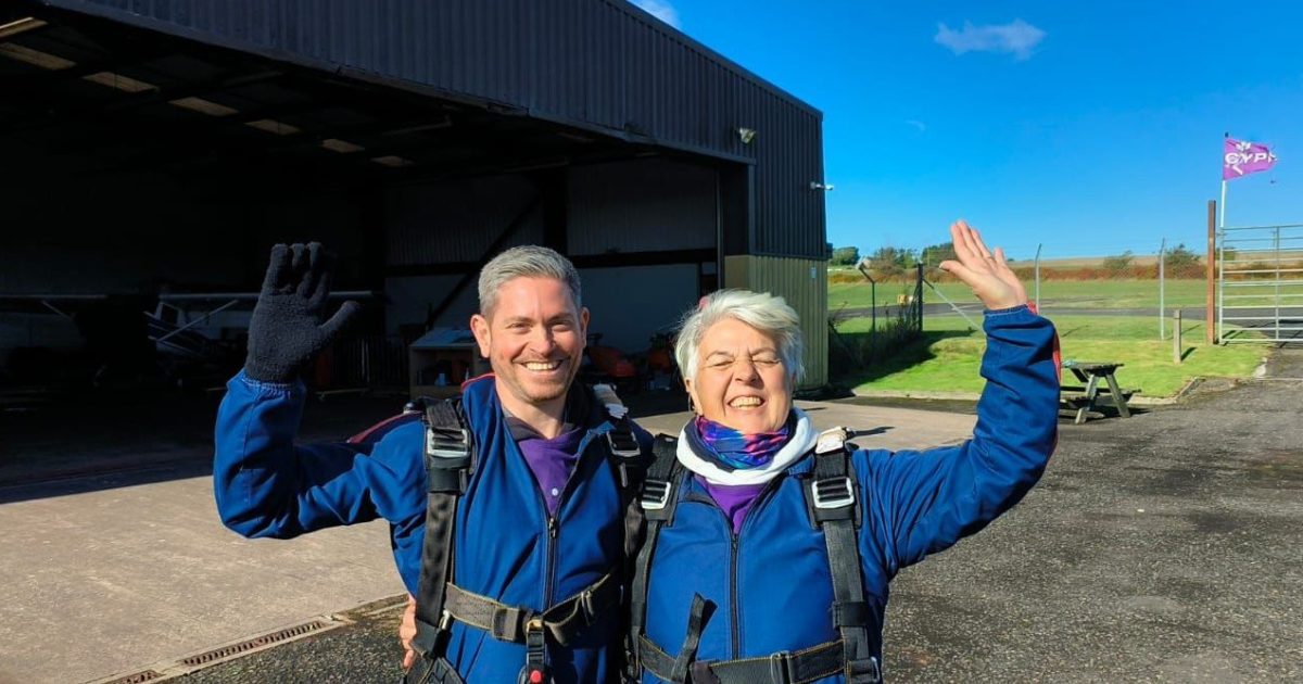 OpenGraph Image for Sky is the limit for fundraisers taking on Clan’s skydive challenge