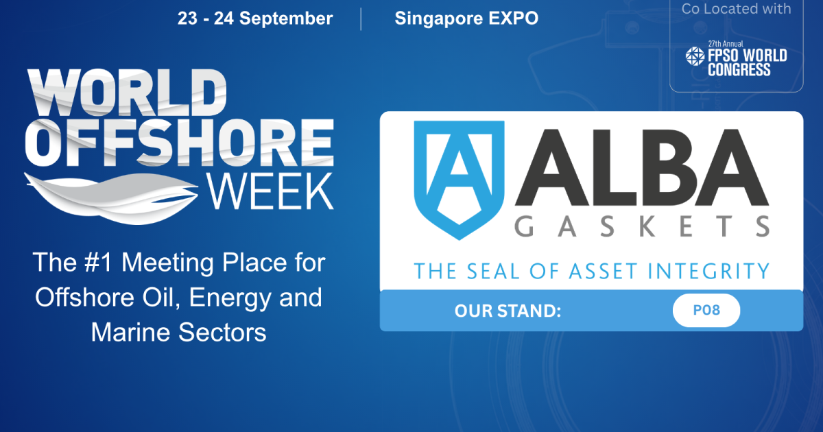 OpenGraph Image for Alba Gaskets to exhibit at World Offshore Week 2026