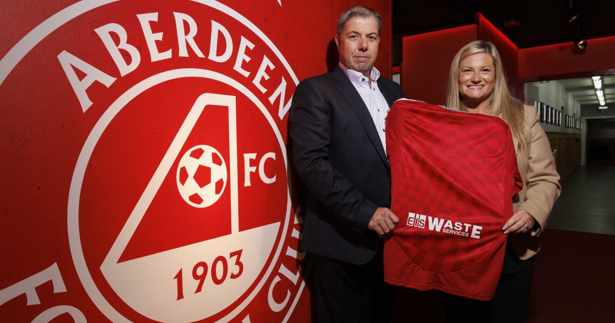 OpenGraph Image for EIS Waste Services Ltd become Dons back of shirt sponsor