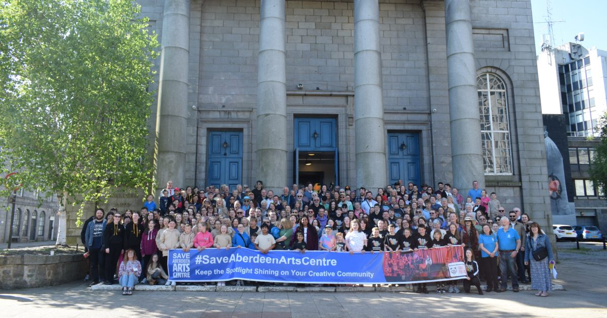 OpenGraph Image for Aberdeen Arts Centre to welcome supporters at public campaign meeting