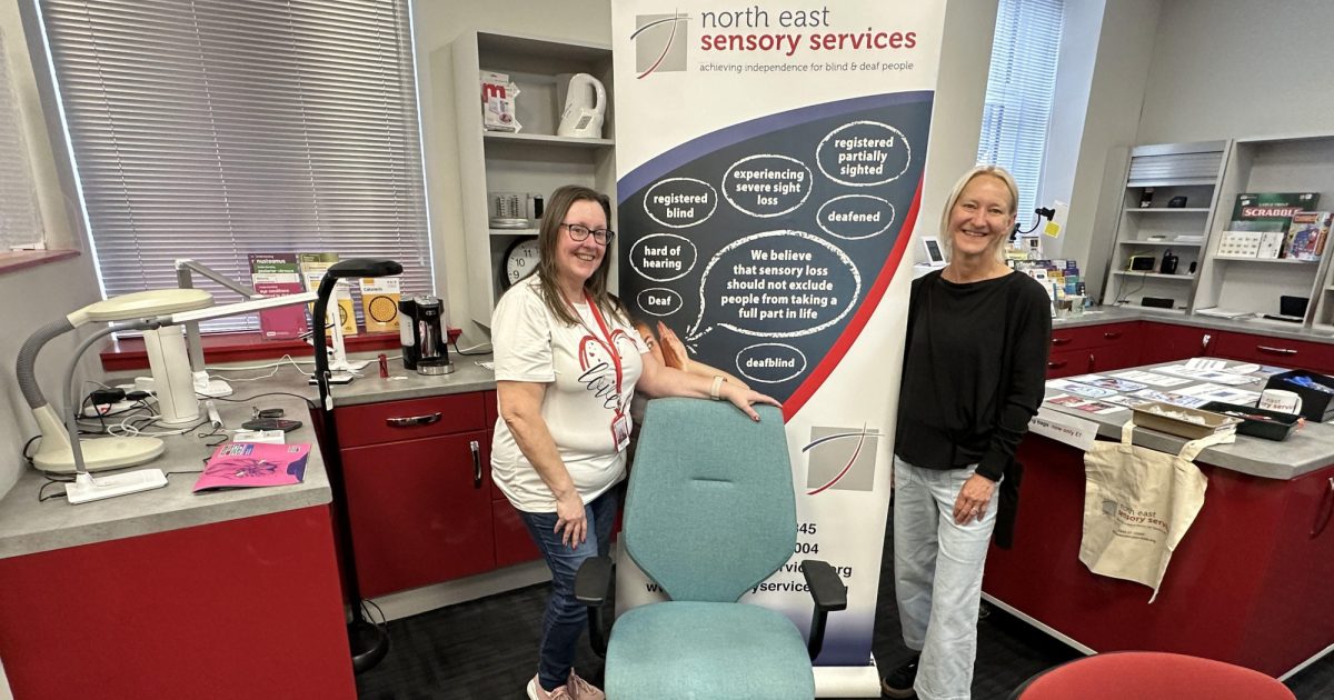 OpenGraph Image for Greenwell donate office furniture to North East Sensory Services