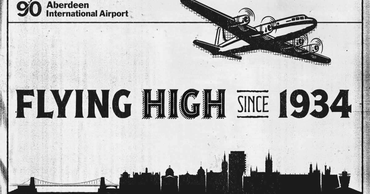 OpenGraph Image for Celebrating 90 years of Aberdeen International Airport
