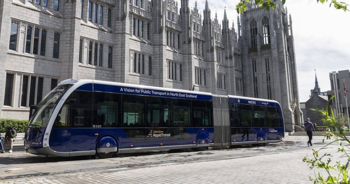 OpenGraph Image for A glimpse of the future? Aberdeen Rapid Transit vehicle unveiled to public