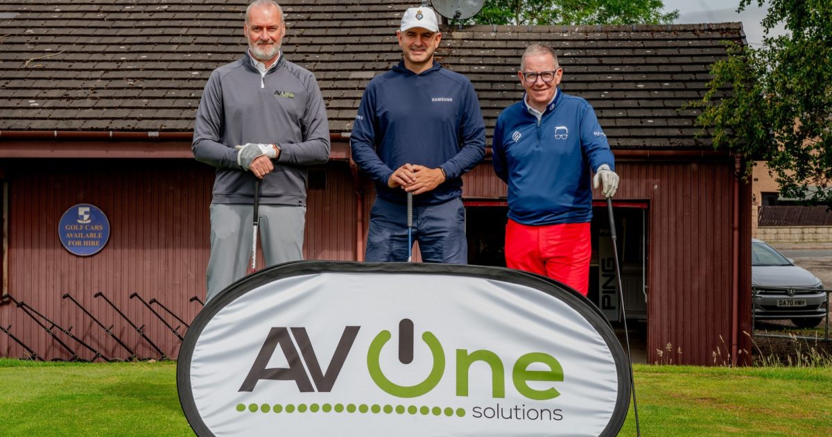 OpenGraph Image for AV One’s first charity golf day raises over £8,000 for local causes