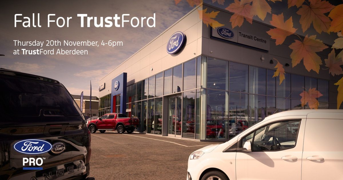 OpenGraph Image for Fall for TrustFord: A commercial vehicle networking event in Aberdeen
