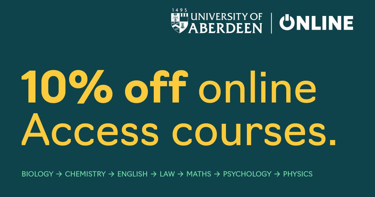 OpenGraph Image for University of Aberdeen Access qualifications: It’s never too late to make the grade