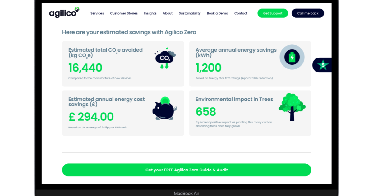 OpenGraph Image for Agilico empowers businesses to be sustainable with launch of new carbon avoidance calculator