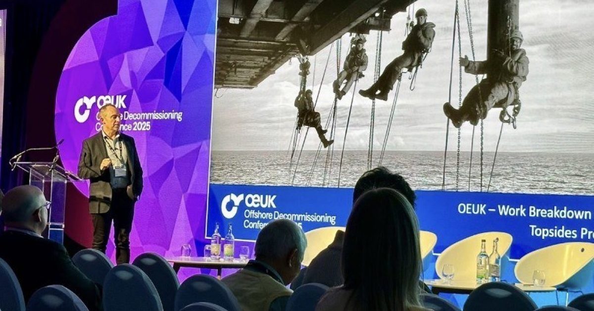 OpenGraph Image for AquaTerra highlights power of early engagement at OEUK Offshore Decommissioning Conference 2025