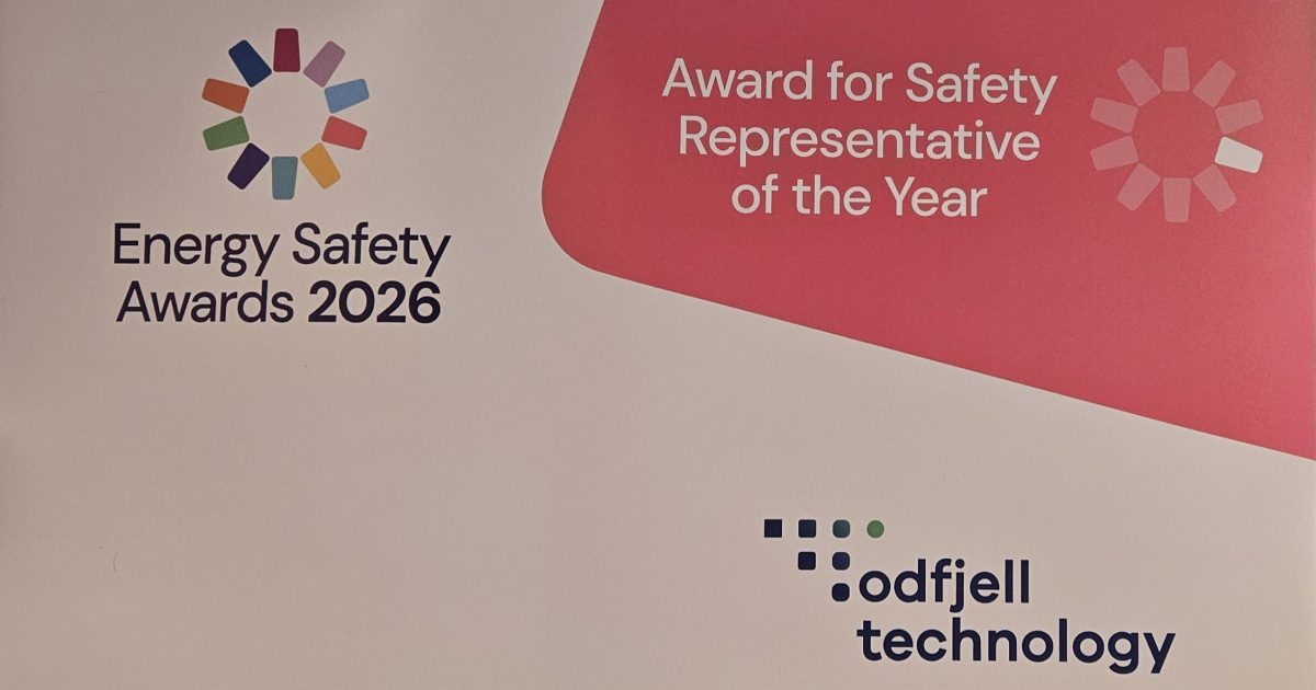 OpenGraph Image for Mark Clayton, Odfjell Technology - named Safety Representative of the Year at Energy Safety Awards 2026