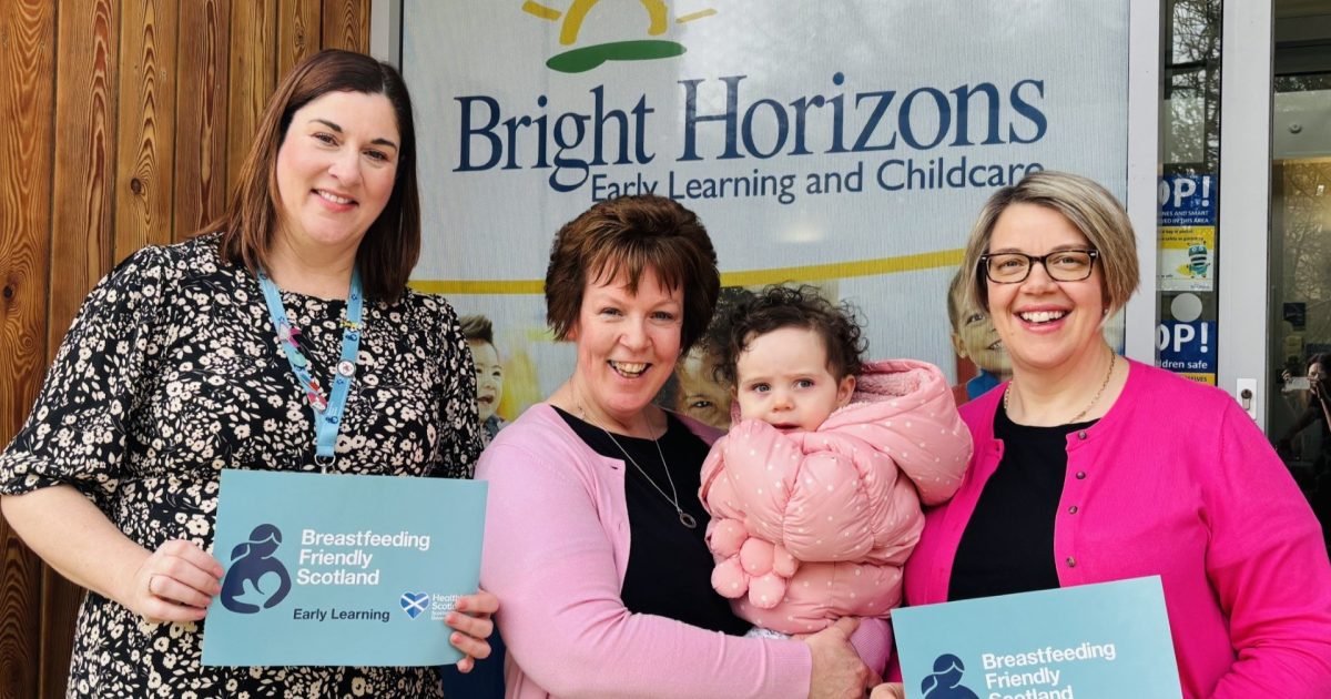 OpenGraph Image for RGU Nursery first in Grampian to achieve Breastfeeding Friendly Scotland Award