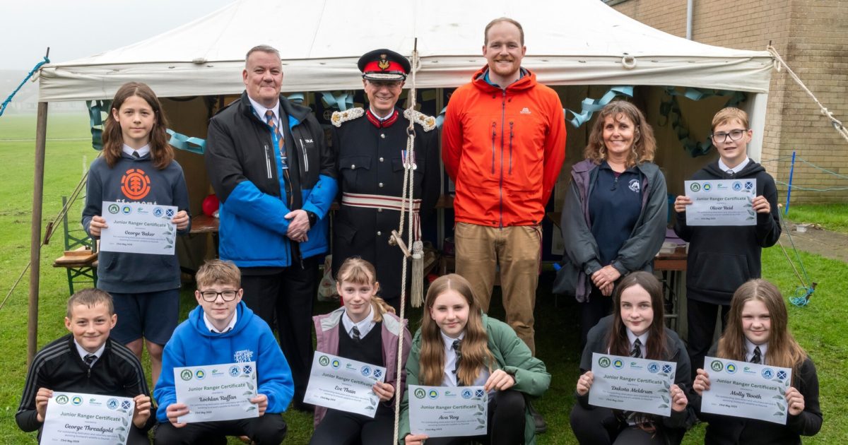 OpenGraph Image for Junior Ranger Award success for environmental-focused Banff Academy students