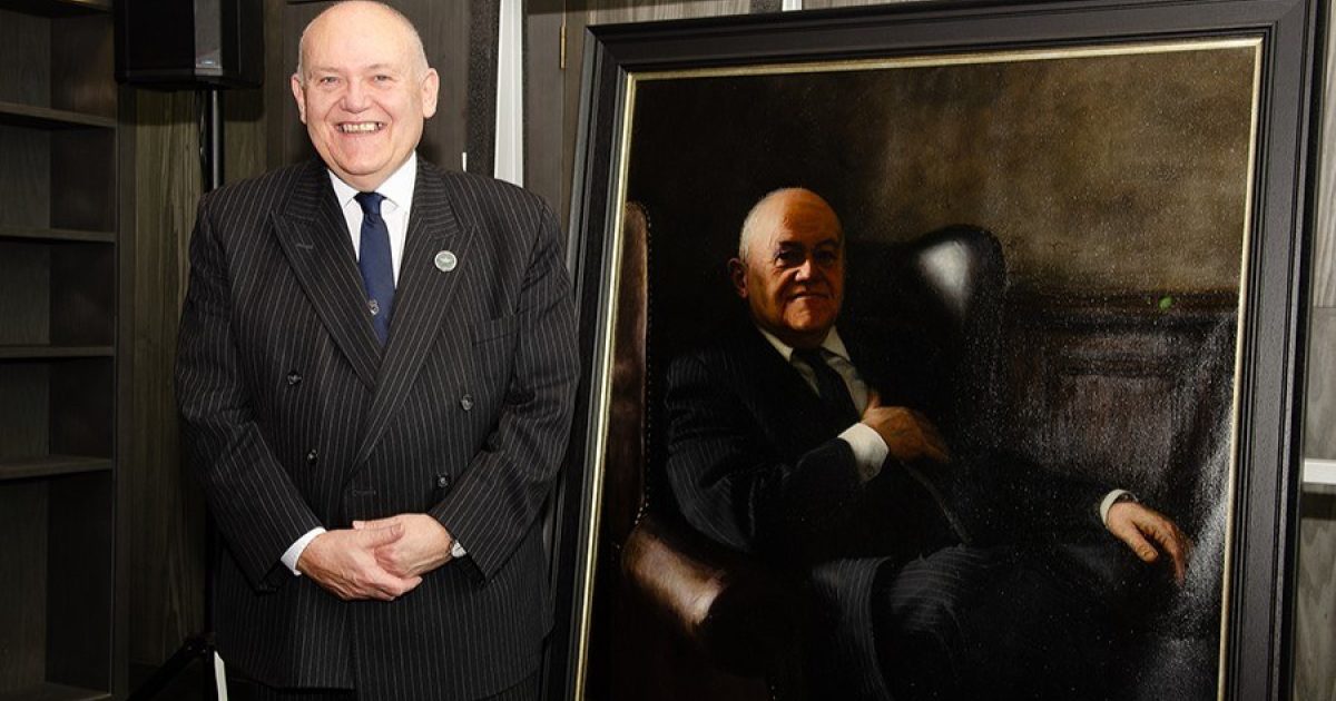 OpenGraph Image for Provostal portrait of Councillor Barney Crockett unveiled