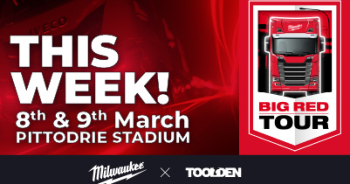 OpenGraph Image for Toolden brings the Big Red Milwaukee Truck Tour to Aberdeen this week