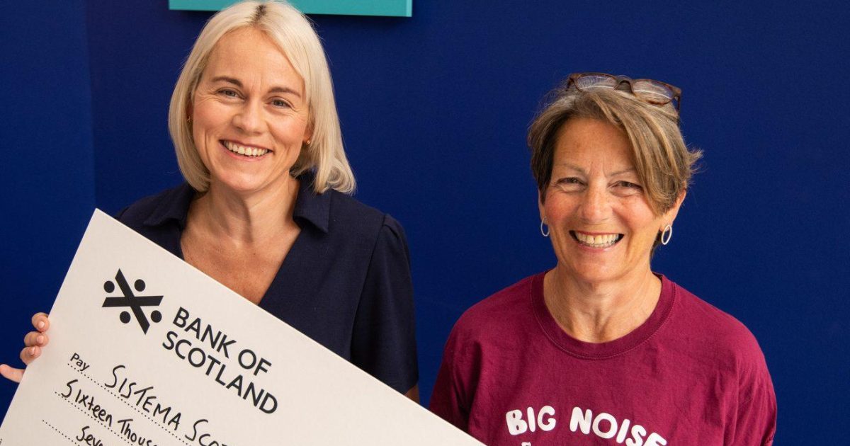 OpenGraph Image for Blackadders boost Big Noise and Sistema Scotland with £16,000 donation