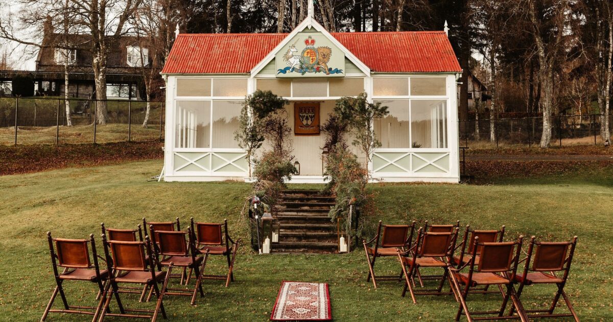 OpenGraph Image for The Royal Box at the Princess Royal and Duke of Fife Memorial Park now offers exclusive use wedding and event opportunities
