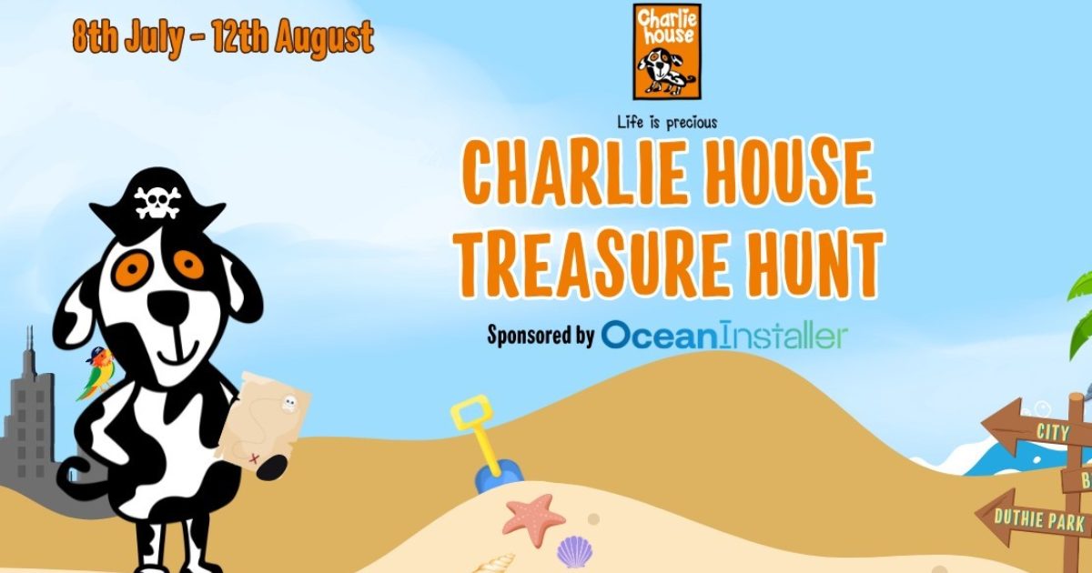 OpenGraph Image for Charlie House announces family friendly treasure hunt in Aberdeen City sponsored by Ocean Installer