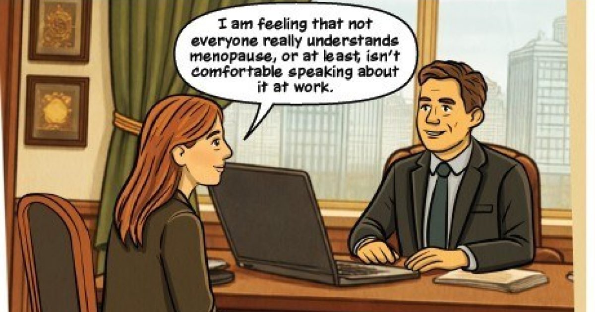 OpenGraph Image for New university comic calls for improved menopause support in the workplace