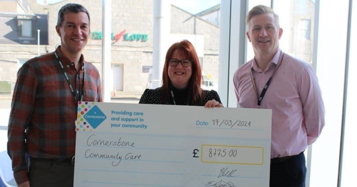 OpenGraph Image for EnQuest donate £8,775 to Cornerstone