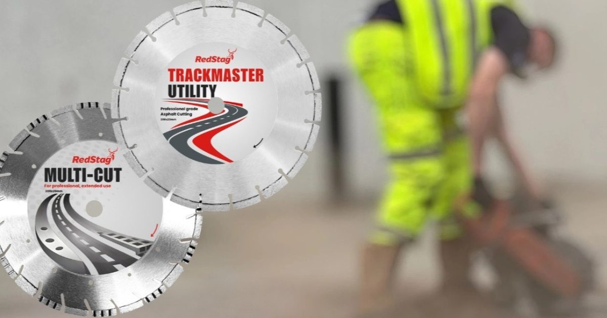 OpenGraph Image for Red Stag Materials launches new range of premium diamond blades for highways and civil engineering professionals