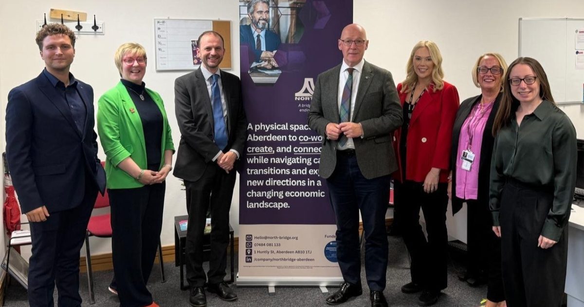 OpenGraph Image for NorthBridge welcomes First Minister and Energy Minister to Aberdeen hub supporting workers through economic transition