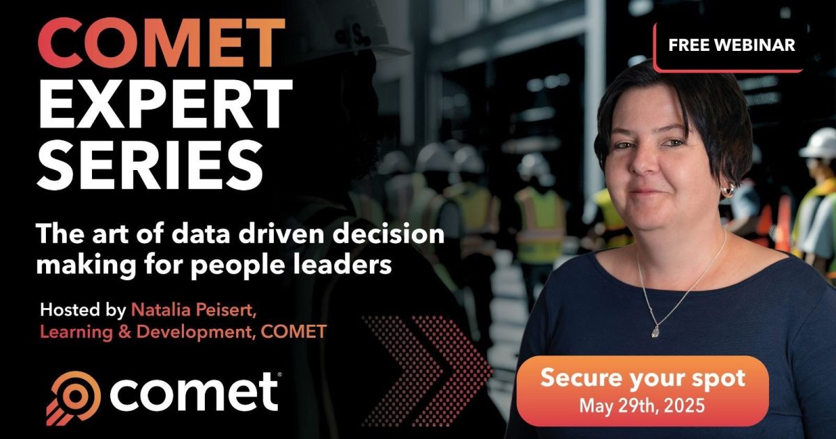 OpenGraph Image for COMET to host free webinar on data-driven decision-making for people leaders