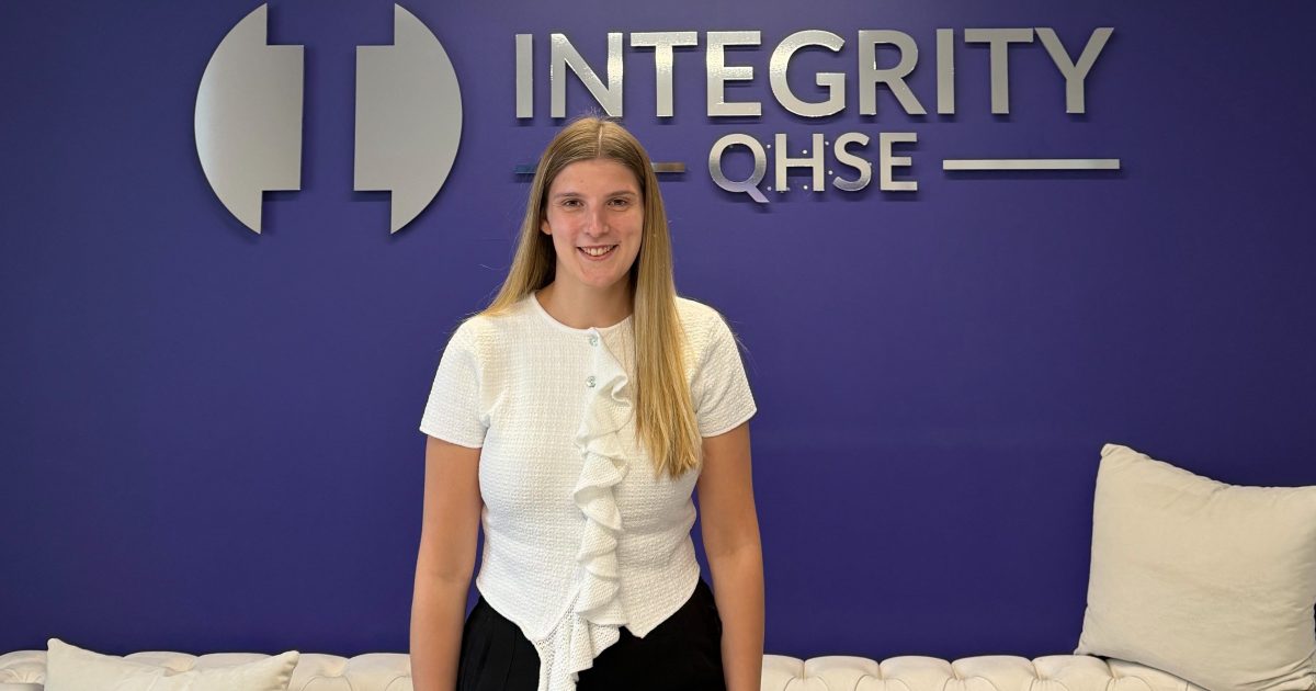 OpenGraph Image for Integrity QHSE welcomes Mia Arnott