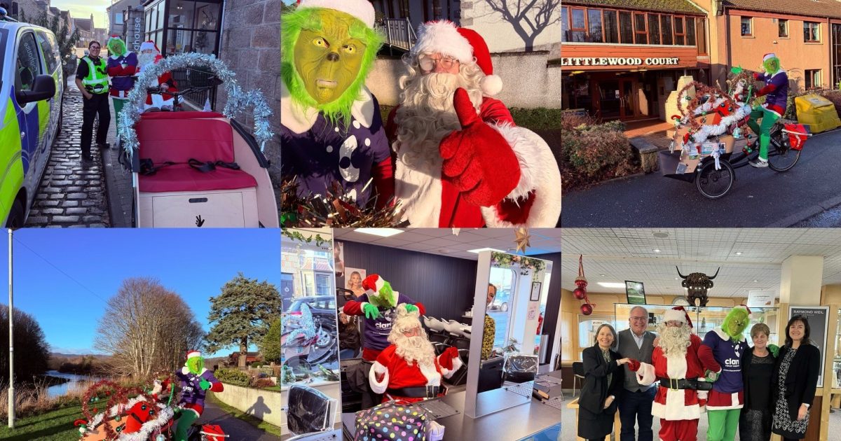 OpenGraph Image for Festive community initiative brings Inverurie and Kemnay together through Cycling Without Age Scotland partnership