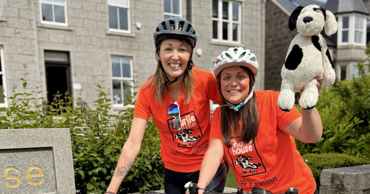 OpenGraph Image for Aberdeen friends raise £7,950 for Charlie House in Paris Cycling Challenge