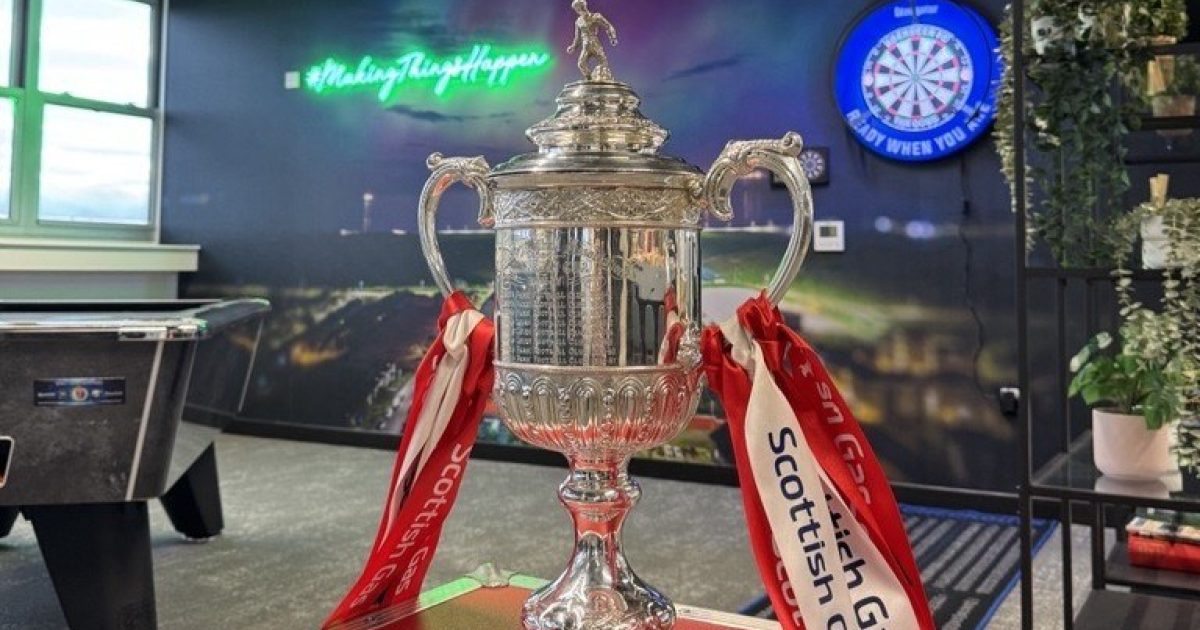 OpenGraph Image for Rock Flow Dynamics welcomes the Scottish Cup to Aurora and supports AFC Community Trust