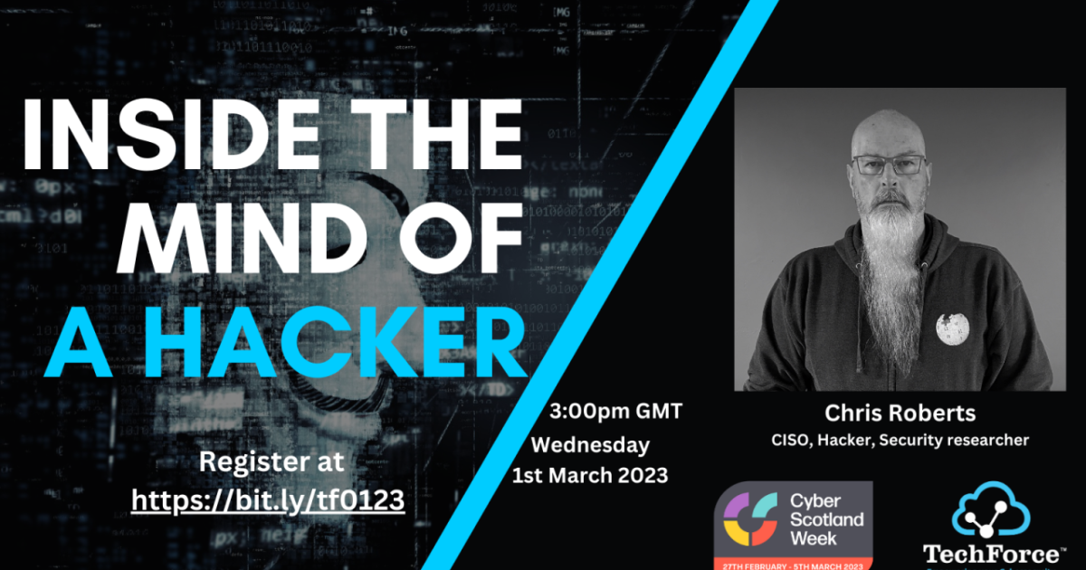 OpenGraph Image for Inside the mind of a hacker: CyberScotland Week 2023