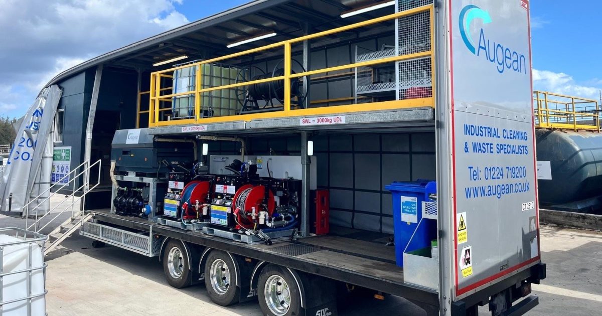 OpenGraph Image for Augean strengthens specialist industrial services with new mobile cleaning and safety unit
