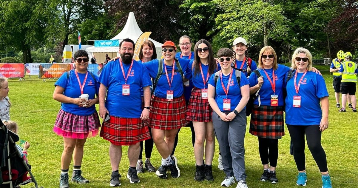 OpenGraph Image for Aberdeen Foyer strides to Kiltwalk finish line with over £1600 in donations