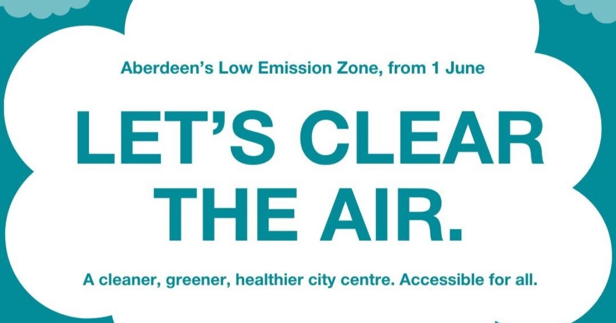 OpenGraph Image for New campaign launched to 'clear the air' ahead of Aberdeen's low emission zone being enforced