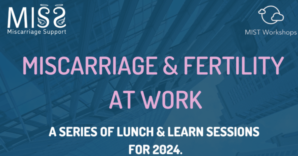OpenGraph Image for Free 'Miscarriage & Fertility at Work' training available.