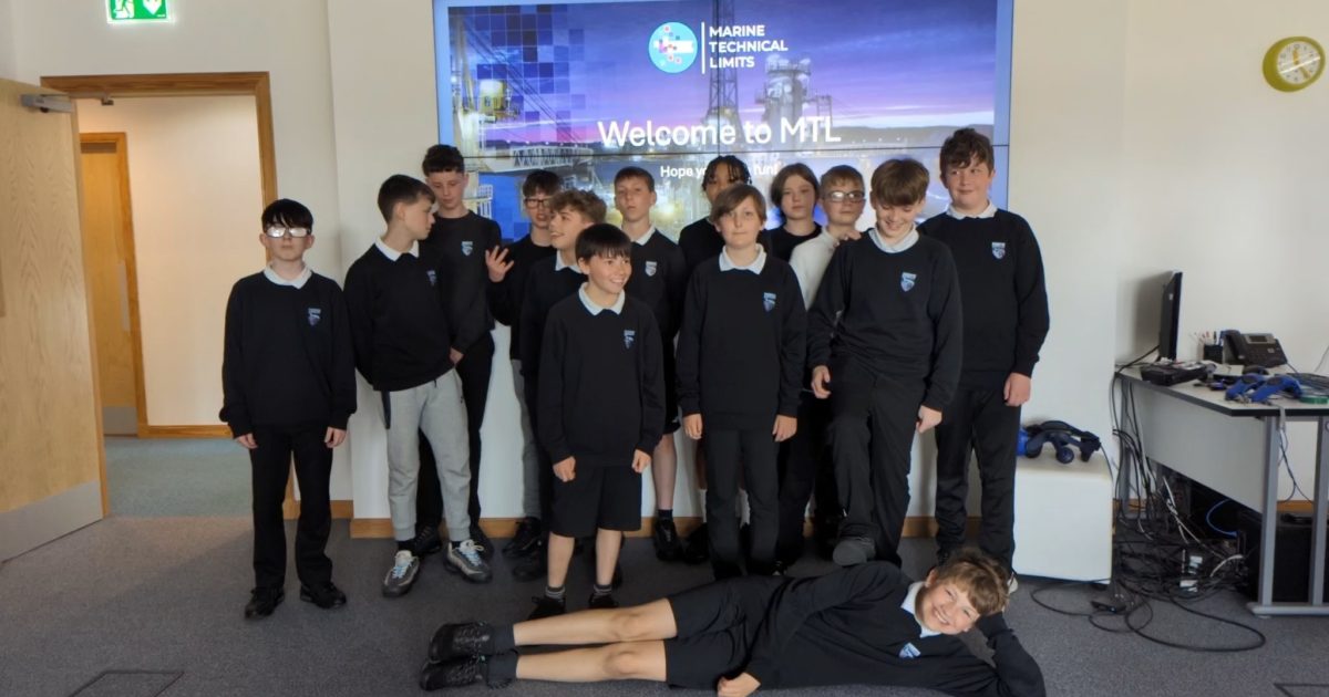 OpenGraph Image for Marine Technical Limits hosts students from Kemnay Academy for immersive educational experience