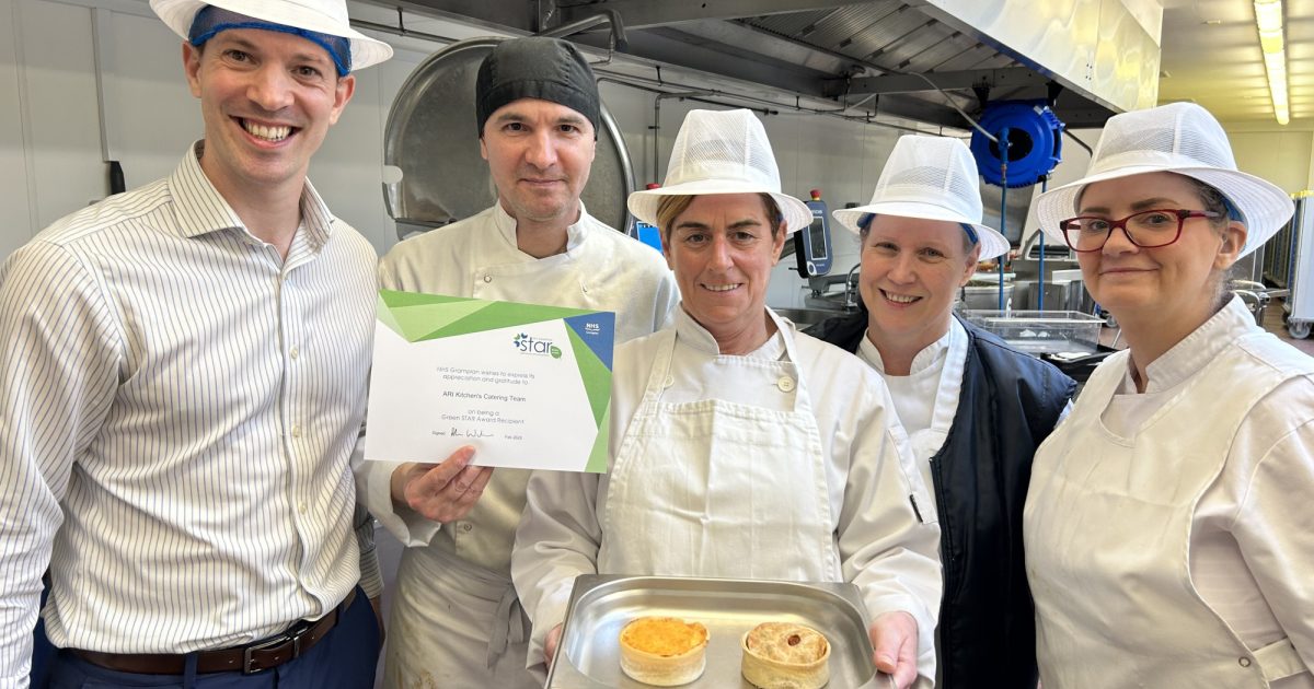 OpenGraph Image for Who ate all the pies? Green Star Award for NHS Grampian’s cooks