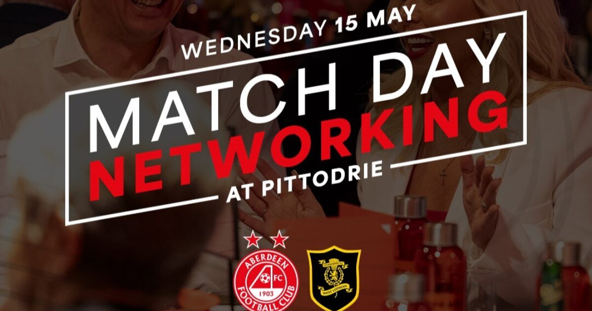OpenGraph Image for Match day networking launched at Pittodrie