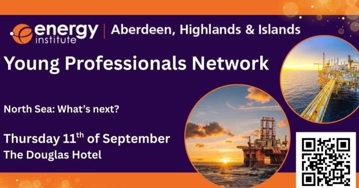 OpenGraph Image for Energy Institute Young Professionals Network (EI YPN) Aberdeen Highlands and Islands to host 'North Sea: What's Next?' event, sponsored by Viaro Energy