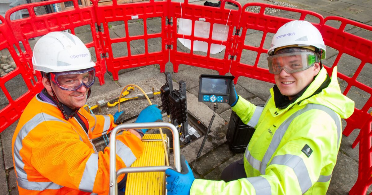 OpenGraph Image for Openreach uses old cable TV network to bring ultrafast broadband to thousands of Aberdeen homes