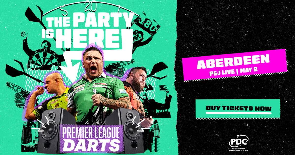 OpenGraph Image for Premier League Darts to bring the action to Aberdeen in 2024