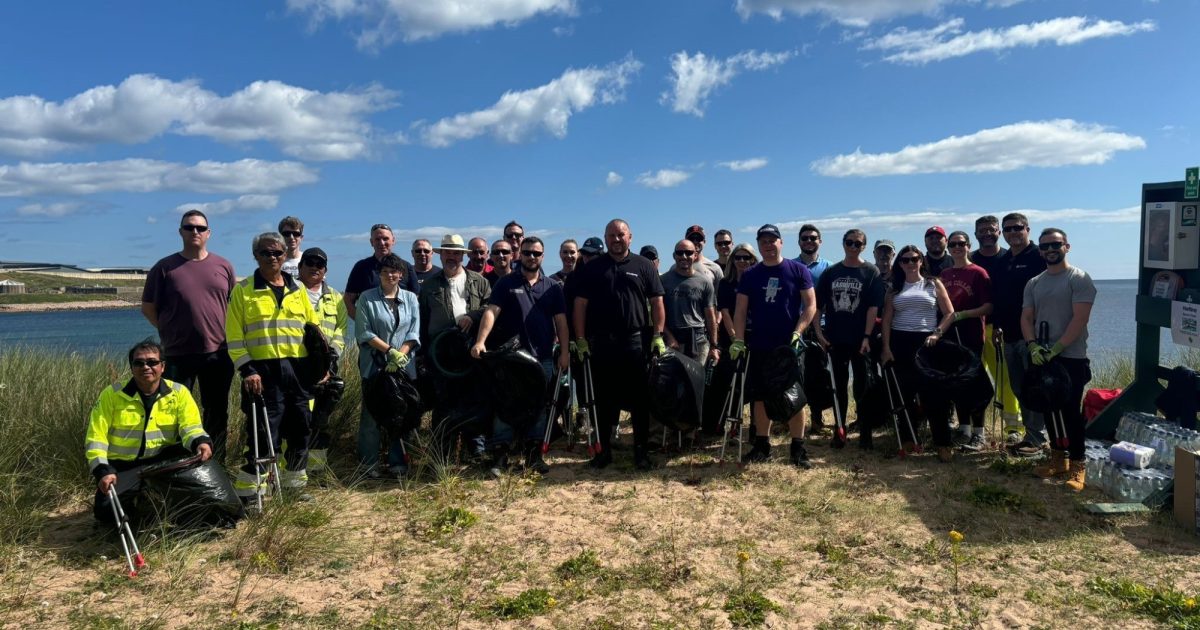 OpenGraph Image for Record-breaking clean-up effort at popular Peterhead Beach