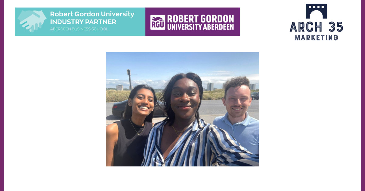 OpenGraph Image for RGU students complete marketing placement at Arch 35 Marketing