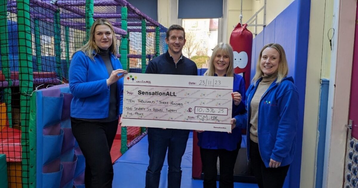 OpenGraph Image for RSM’s Aberdeen office raises over £10,000 for SensationALL