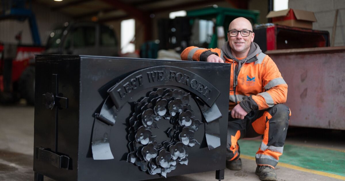 OpenGraph Image for Local Angus artist handcrafts accessible planters for Poppy Scotland Montrose